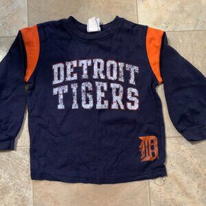 kids size 8 detroit tigers shirt long sleeve